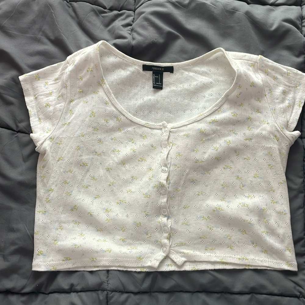 Floral Crop Top